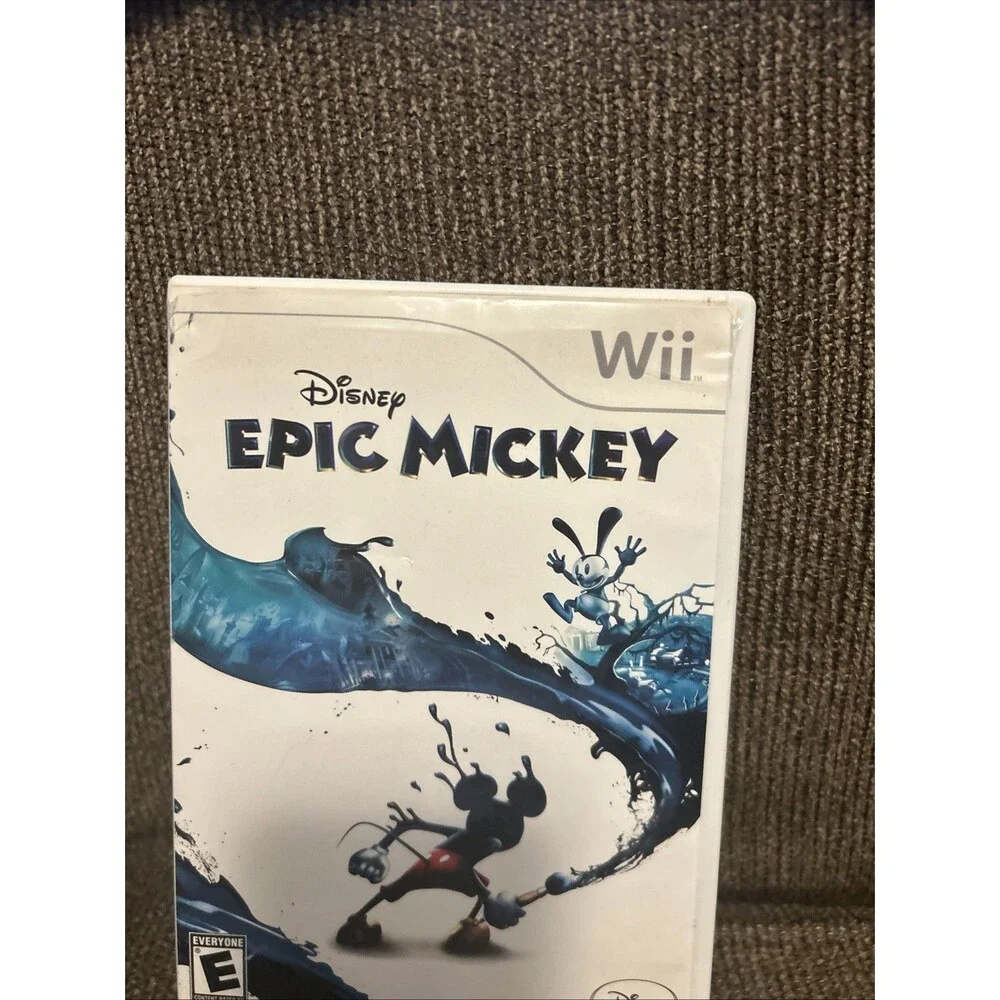 Disney Epic Mickey (Nintendo Wii, 2006) No Manual -Tested Works Nintendo Game